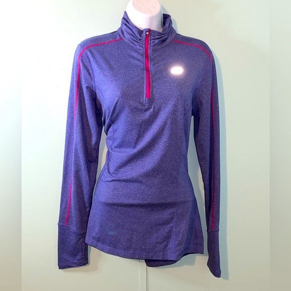 Marika Tek Performance Pullover 1/4‎ Zip Dry Wick Athletic Large - Picture 1 of 14